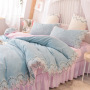Designer Bed Sheet Set,4 Pcs Bed Sheet Set#