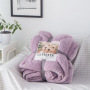 Thick Double-layer Flannel Blanket Wool Blanket, Luxury Winter Flannel Sherpa Blanket/