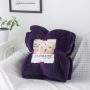Thick Double-layer Flannel Blanket Wool Blanket, Luxury Winter Flannel Sherpa Blanket/