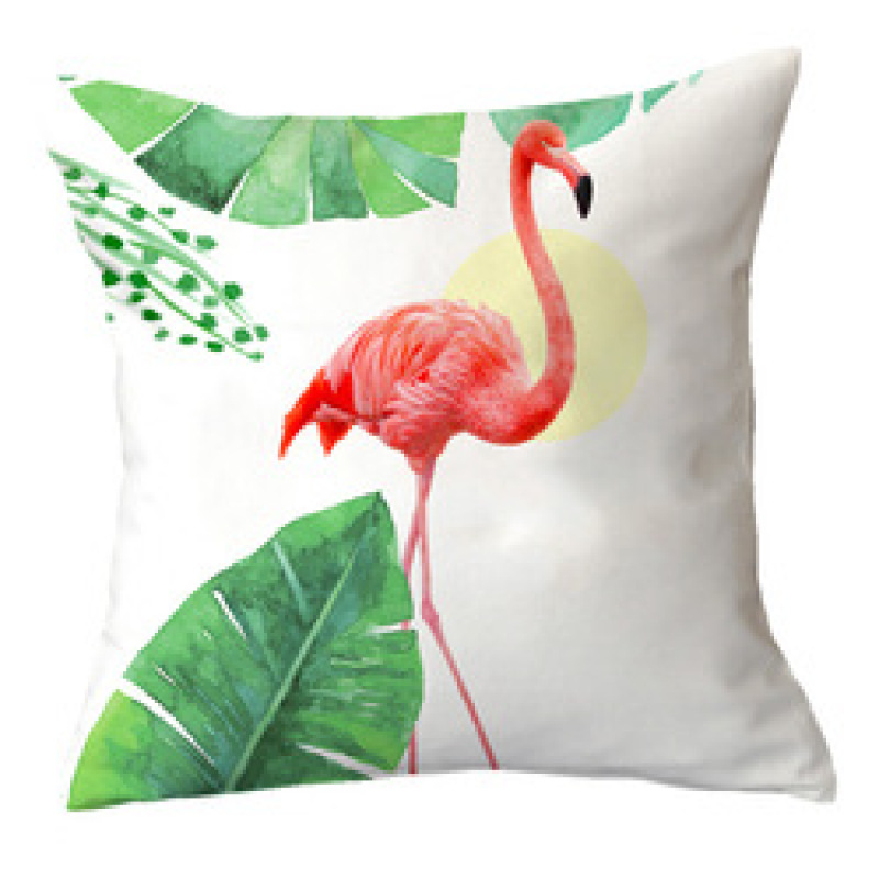Ins Net Red Flamingo Pillow Car Sofa Waist Cushion Sleeve Customized,Funny Pillow Case Home Decor/
