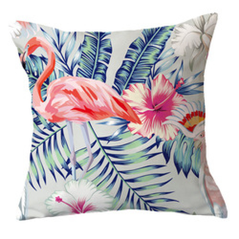 Ins Net Red Flamingo Pillow Car Sofa Waist Cushion Sleeve Customized,Funny Pillow Case Home Decor/