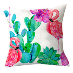 Ins Net Red Flamingo Pillow Car Sofa Waist Cushion Sleeve Customized,Funny Pillow Case Home Decor/