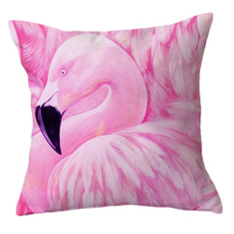 Ins Net Red Flamingo Pillow Car Sofa Waist Cushion Sleeve Customized,Funny Pillow Case Home Decor/
