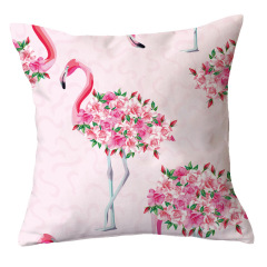 Ins Net Red Flamingo Pillow Car Sofa Waist Cushion Sleeve Customized,Funny Pillow Case Home Decor/