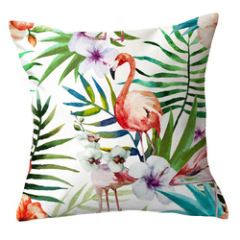 Ins Net Red Flamingo Pillow Car Sofa Waist Cushion Sleeve Customized,Funny Pillow Case Home Decor/