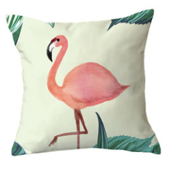 Ins Net Red Flamingo Pillow Car Sofa Waist Cushion Sleeve Customized,Funny Pillow Case Home Decor/