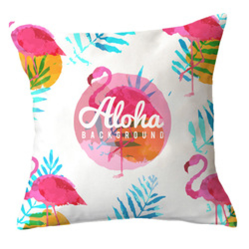 Ins Net Red Flamingo Pillow Car Sofa Waist Cushion Sleeve Customized,Funny Pillow Case Home Decor/