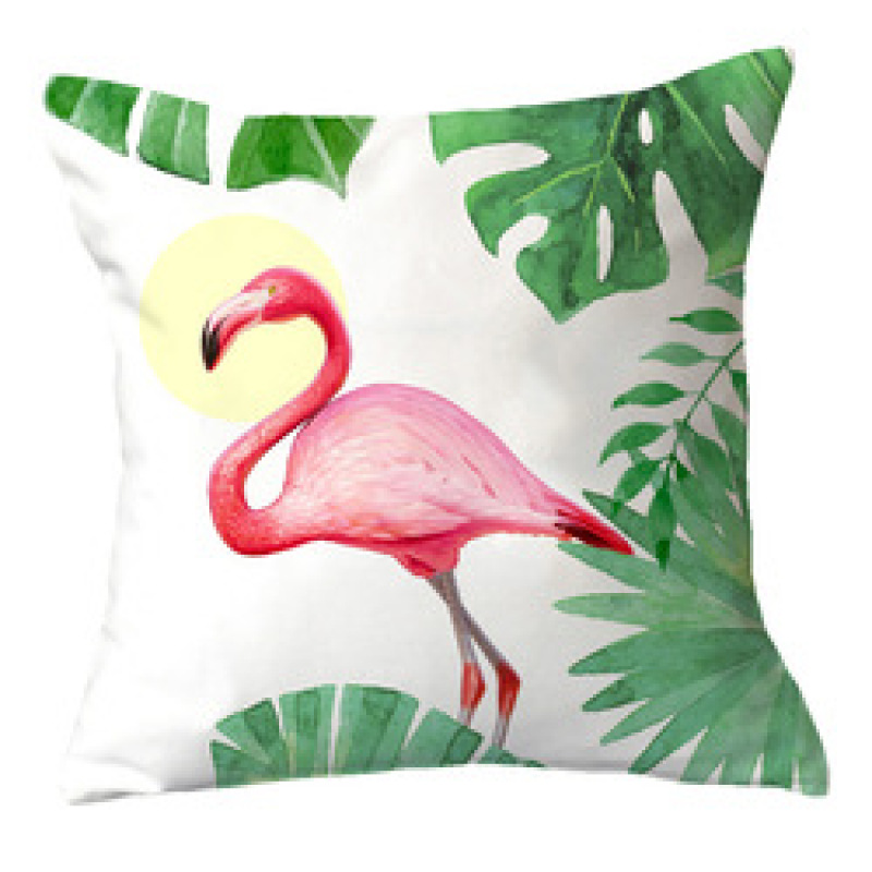 Ins Net Red Flamingo Pillow Car Sofa Waist Cushion Sleeve Customized,Funny Pillow Case Home Decor/
