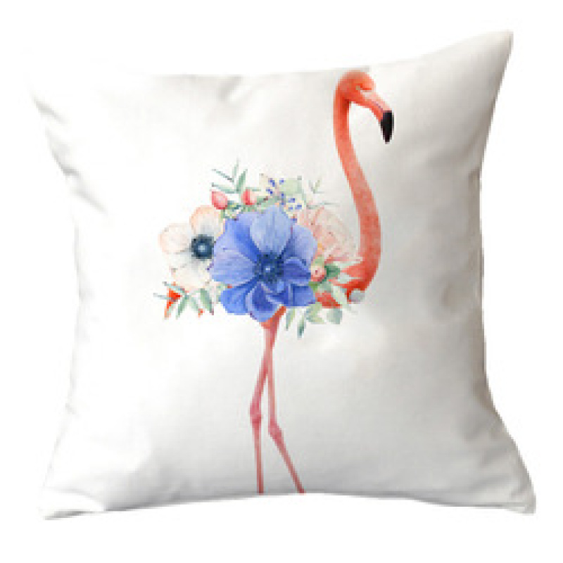 Ins Net Red Flamingo Pillow Car Sofa Waist Cushion Sleeve Customized,Funny Pillow Case Home Decor/