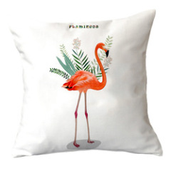 Ins Net Red Flamingo Pillow Car Sofa Waist Cushion Sleeve Customized,Funny Pillow Case Home Decor/