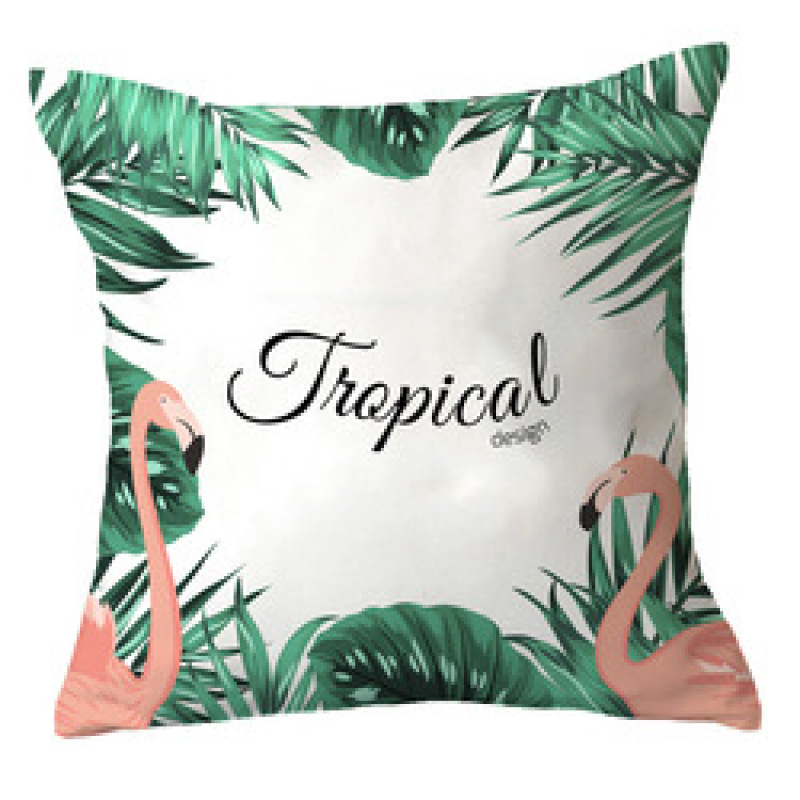 Ins Net Red Flamingo Pillow Car Sofa Waist Cushion Sleeve Customized,Funny Pillow Case Home Decor/