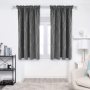 Simple bronzing curtain shading shade curtain fabric,Pure color blackout curtains for bedroom living room hotel/