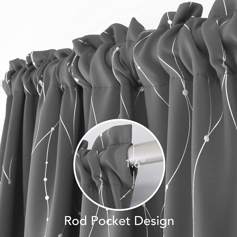 Simple bronzing curtain shading shade curtain fabric,Pure color blackout curtains for bedroom living room hotel/