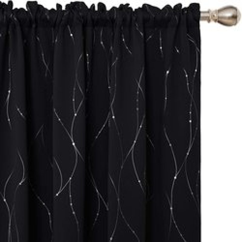 Simple bronzing curtain shading shade curtain fabric,Pure color blackout curtains for bedroom living room hotel/