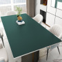 Environmental tasteless double side available waterproof oil-proof Leather damask clear pvc tablecloths for coffee table