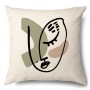 Digital Printing Abstract Line Face Polyester Custom Cushion Cover, Wholesale Pillow Garden Sofa Chair Seat Cushion Cover/