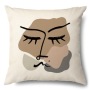 Digital Printing Abstract Line Face Polyester Custom Cushion Cover, Wholesale Pillow Garden Sofa Chair Seat Cushion Cover/