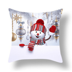 Christmas Pillowcase Decorative Sofa Snowman Santa Claus Cushion Cover Pillow Case 45*45cm Cushion Case Pillow Cover Home Decor