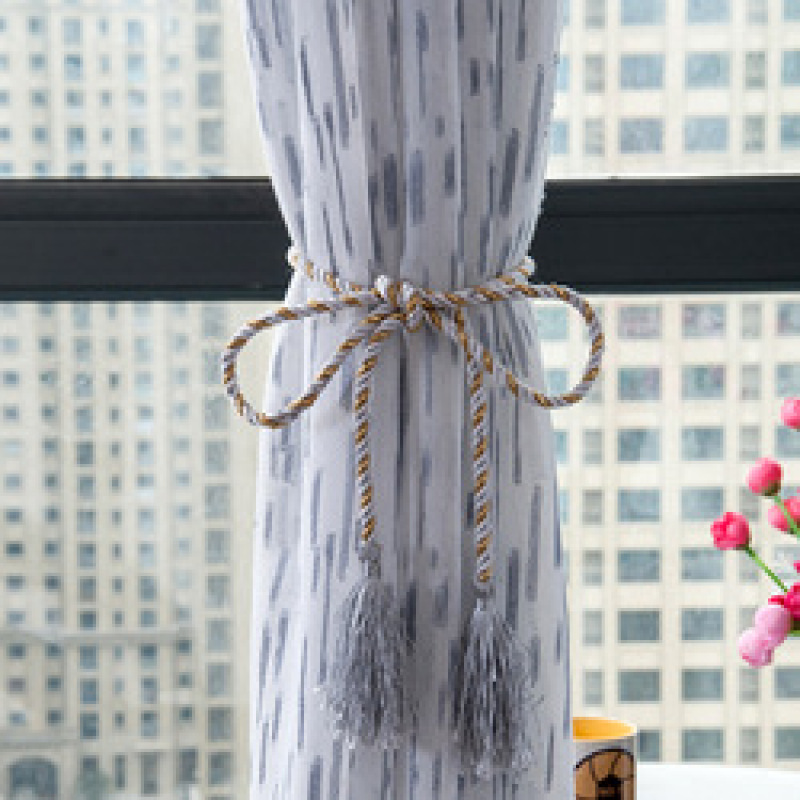 For Home Moroccan Sheer Valance Curtains, New Living Room Sets Jacquard Curtain Fabric Beige^