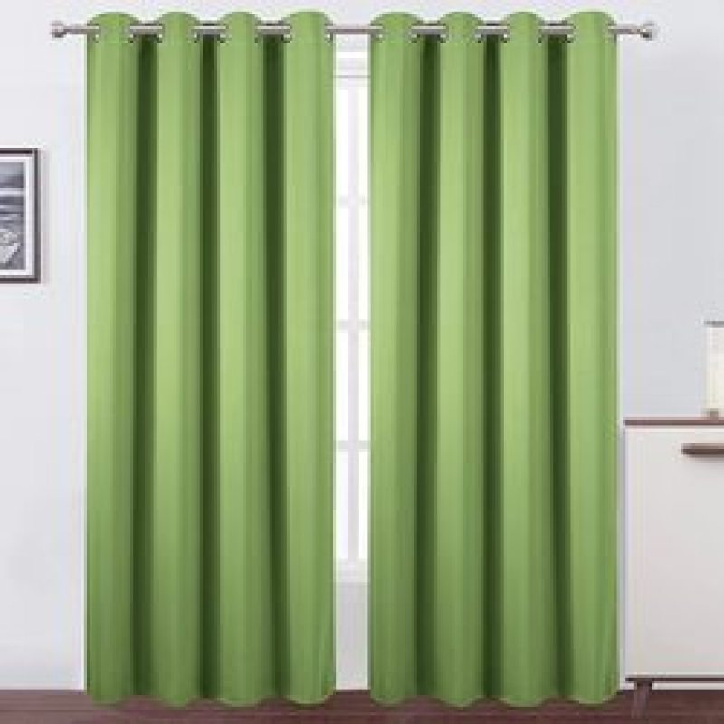 Cross-border supply Modern Black Curtains Doors For Living Room Blackout Bedroom Window Curtain#