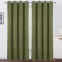 Cross-border supply Modern Black Curtains Doors For Living Room Blackout Bedroom Window Curtain#