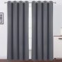 Cross-border supply Modern Black Curtains Doors For Living Room Blackout Bedroom Window Curtain#