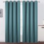 Cross-border supply Modern Black Curtains Doors For Living Room Blackout Bedroom Window Curtain#