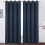 Cross-border supply Modern Black Curtains Doors For Living Room Blackout Bedroom Window Curtain#