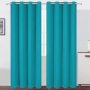 Cross-border supply Modern Black Curtains Doors For Living Room Blackout Bedroom Window Curtain#