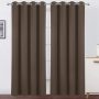 Cross-border supply Modern Black Curtains Doors For Living Room Blackout Bedroom Window Curtain#