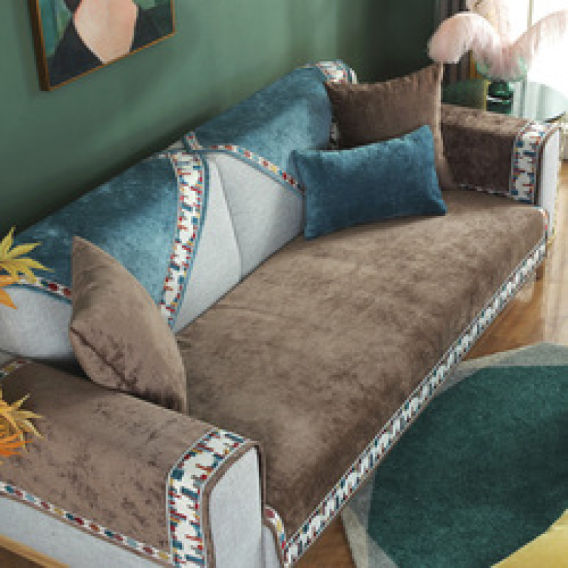 Fashion Universal Couch Cover, Fashion Chenille Sofa Slipcover Sofa Cover Towel/