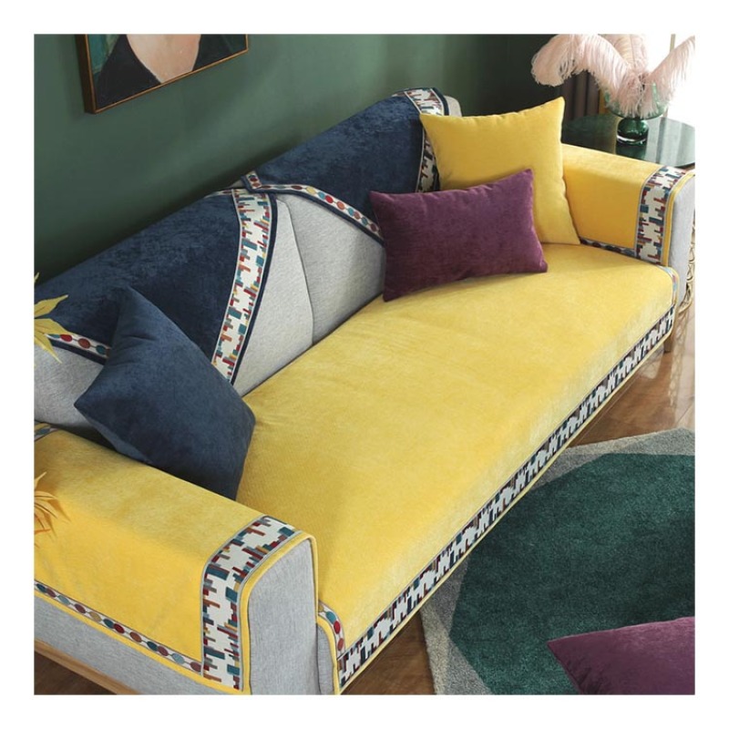 Fashion Universal Couch Cover, Fashion Chenille Sofa Slipcover Sofa Cover Towel/