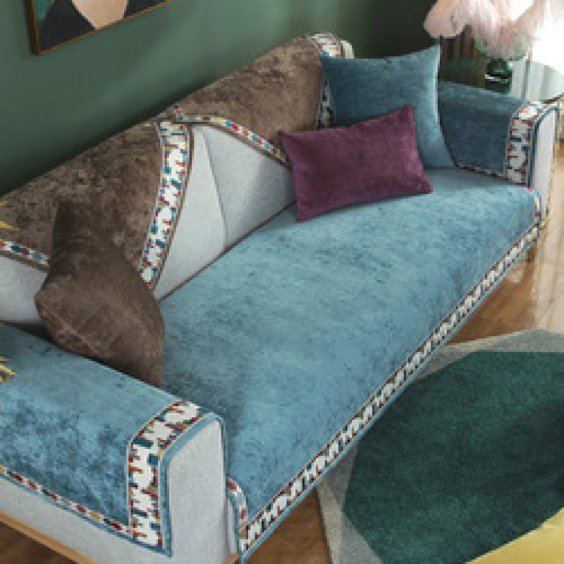 Fashion Universal Couch Cover, Fashion Chenille Sofa Slipcover Sofa Cover Towel/