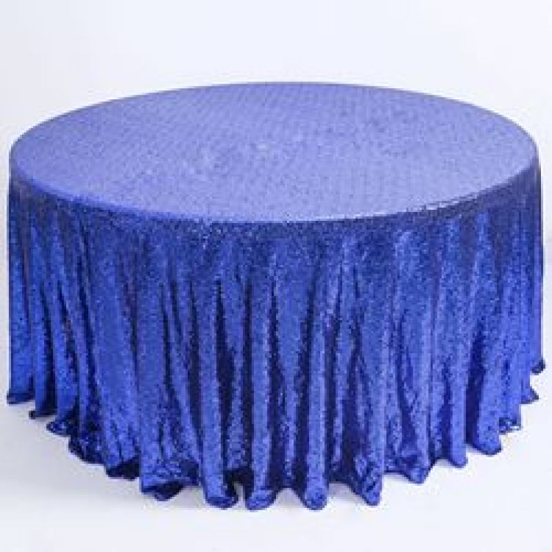 2019 Amazon Hot Sole  Sequins Embroidery Table Cloth,  Gold Color Wedding Table Cloth/