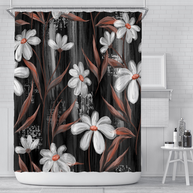 Digital Print Texteil Shower Curtains For Bathroom, Shower Curtain Children'S Bathroom