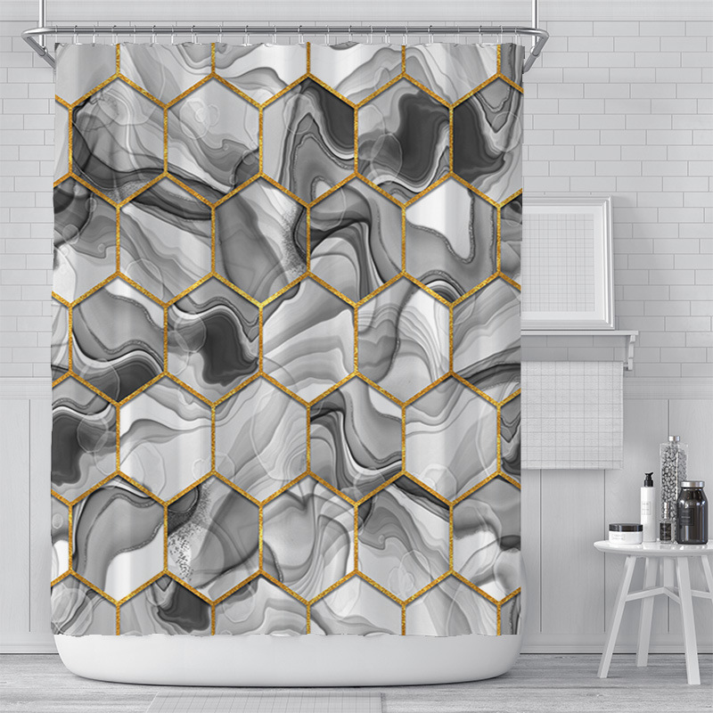 Digital Print Texteil Shower Curtains For Bathroom, Shower Curtain Children'S Bathroom