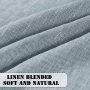 New Design Natural Linen Sheer Window Rod Pocket Kitchen Curtain, Treatment Light Reducing Textured Tiers Living Room Curtain/