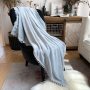 customizable Solid Blankets for Beds Soft Sherpa Blanket ,Flannel Warm Blanket On The Sofa Fleece Blanket#