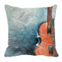 Guitar Printed Cushion Cover Sofa Home Decor Pillow,Fabric Painting Designs Cushions For Home Decor/