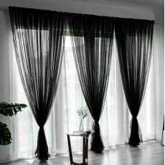 Factory Latest desgin Online Sale Sheer Voile Curtain For Living Room/