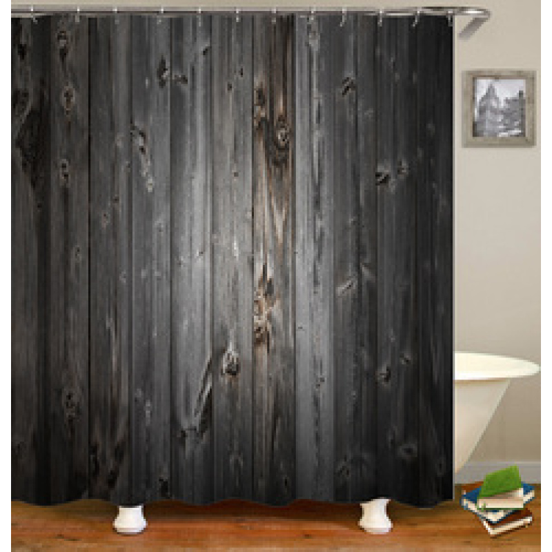 Custom Design Shower Curtain Waterproof 3D PrintCustom Printing Waterproof Anime Shower Curtain With Bathroom Mat Set/