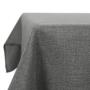 High Quality Decorative Square Faux Beige Linen Water Resistant Tablecloth for Kitchen Wedding Living Room