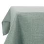 High Quality Decorative Square Faux Beige Linen Water Resistant Tablecloth for Kitchen Wedding Living Room