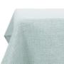 High Quality Decorative Square Faux Beige Linen Water Resistant Tablecloth for Kitchen Wedding Living Room