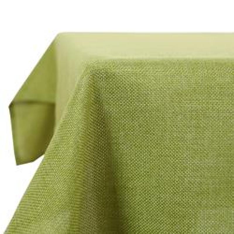 High Quality Decorative Square Faux Beige Linen Water Resistant Tablecloth for Kitchen Wedding Living Room
