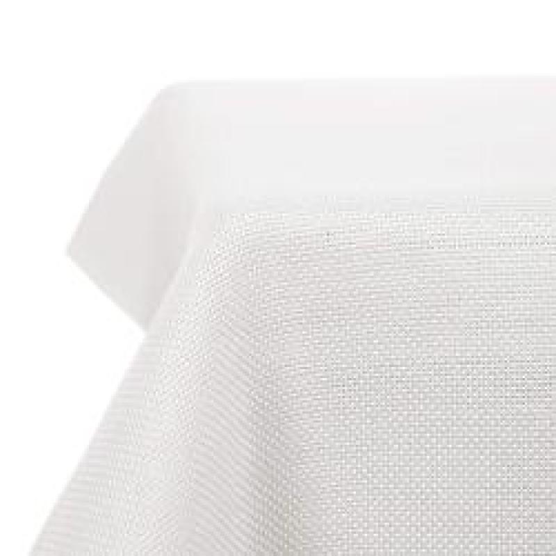 High Quality Decorative Square Faux Beige Linen Water Resistant Tablecloth for Kitchen Wedding Living Room