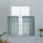 Cortinas Color Verdecortinas De Cocina Tres Piezas,Kitchen Window Curtains%