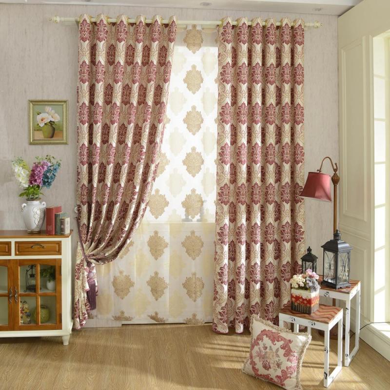 Made In China Jacquard Gordijnen, New Grommet Window Rideaux Dubai/