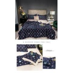 Wholesale Luxury Silk Bedding Comforter Sets, 4 Pcs Cool Feeling Summer Use Thin Quilt Bed Sheet Bedding Set/