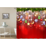 drop shipping High Quality Waterproof Bathroom Curtains Christmas Santa Claus Shower Curtain #